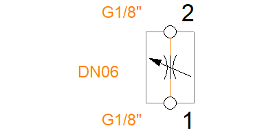 NDV-DN06-G1/8"